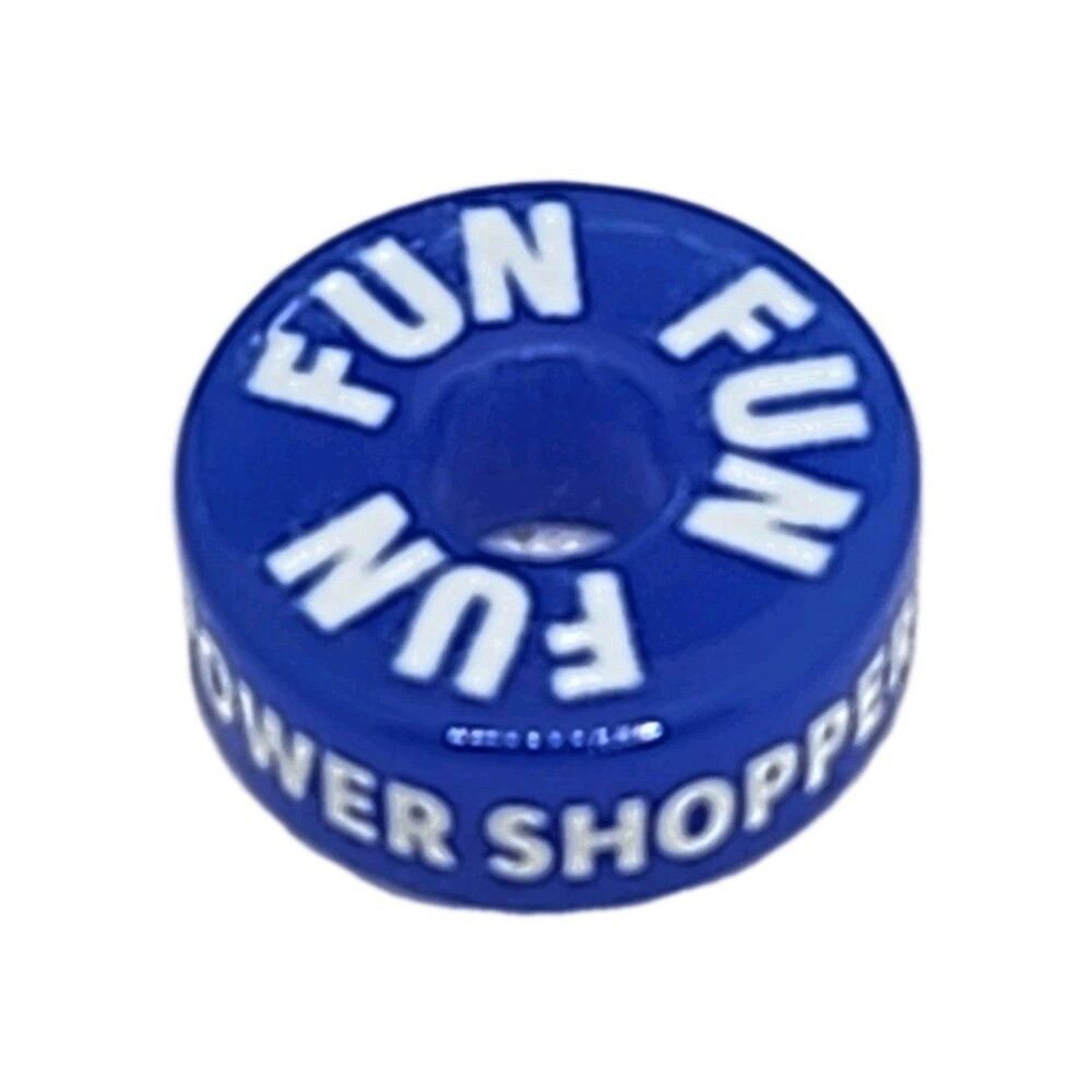 EFFY Carnival Cruise Barrel Charm "Power Shopper" Blue w/White - Picture 2 of 2